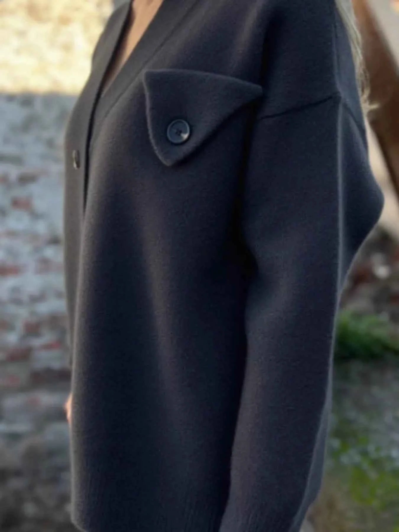 V-Neck Button-Up Oversized Sweater Cardigan fd1933c7d5ff42358e2cf89232cbd09c-Max-Origin