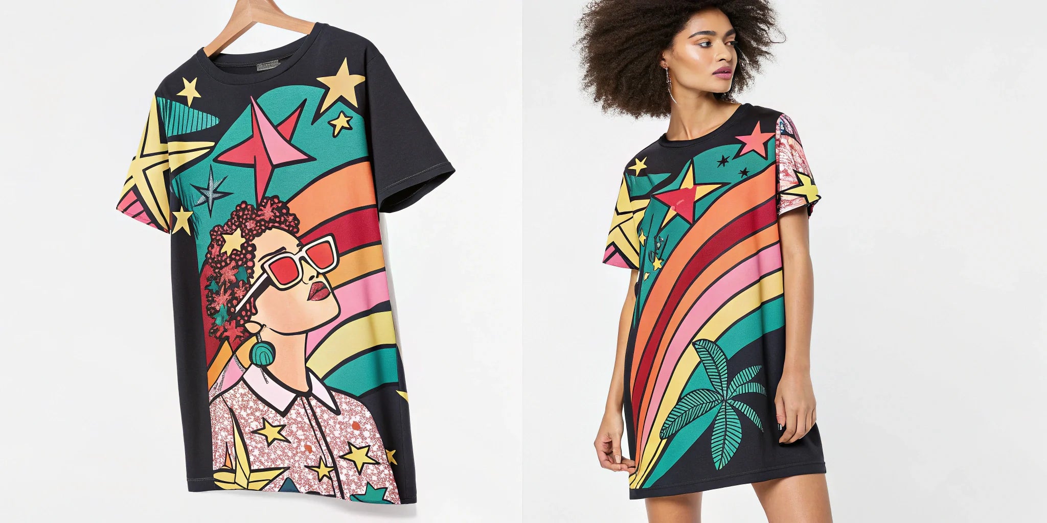 graphic tee dress