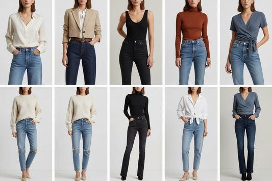How to Style High-Waist Jeans: 7 Outfits That Actually Work