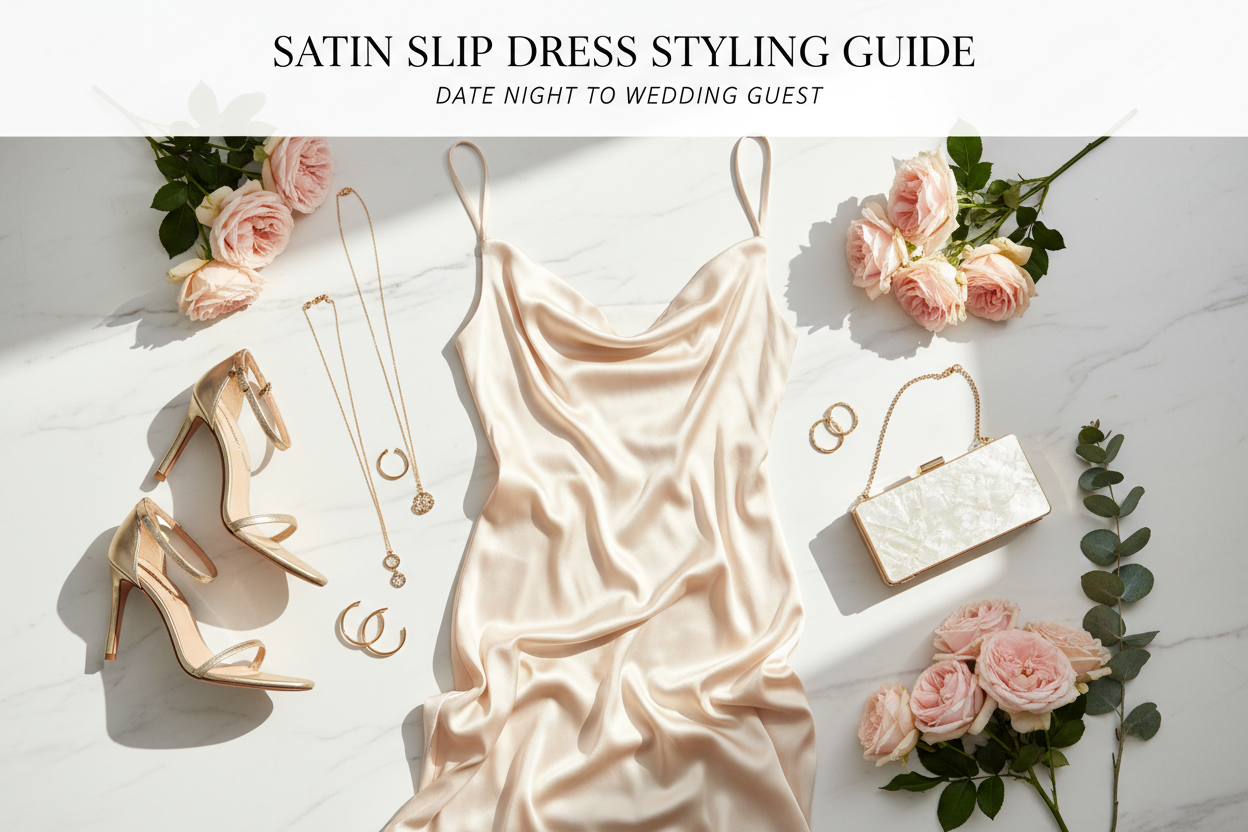 Satin Slip Dress Styling Guide: Date Night to Wedding Guest