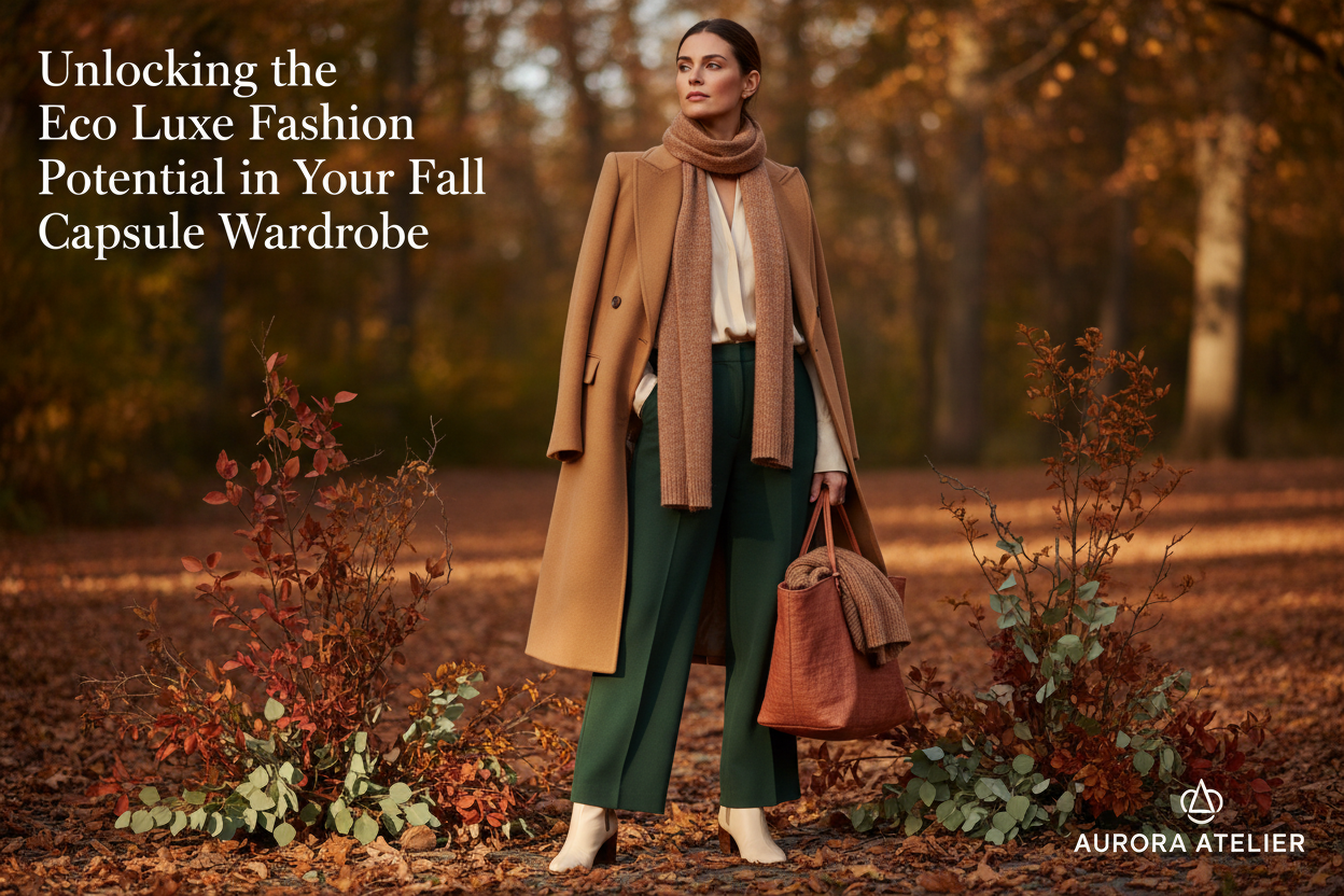 Unlocking the Eco Luxe Fashion Potential in Your Fall Capsule Wardrobe