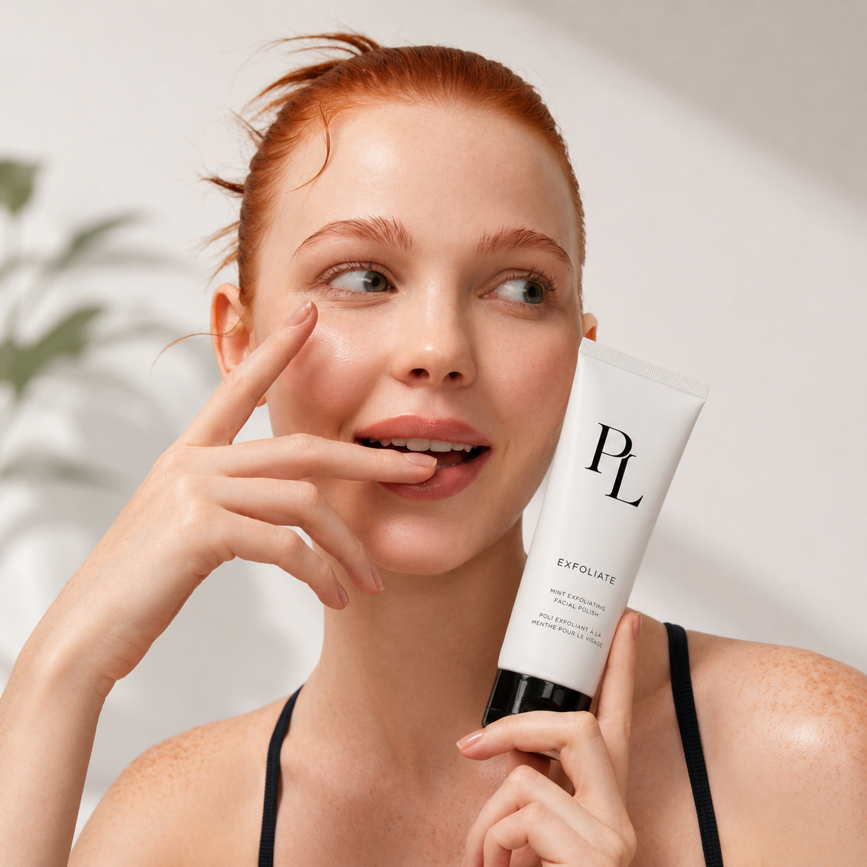 Fresh Mint Exfoliating Skincare Portrait