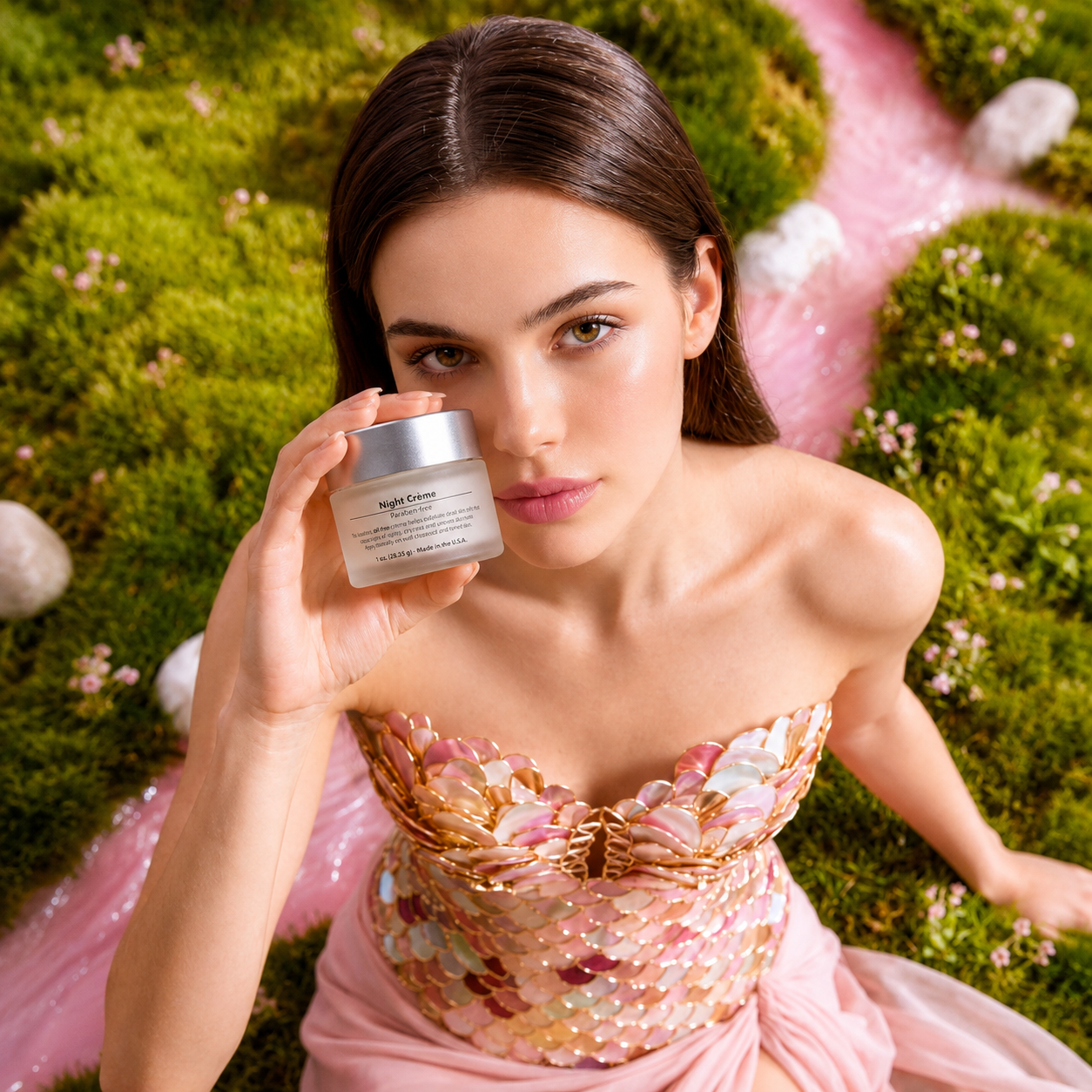 Luminous Night Crème Beauty Advertisement
