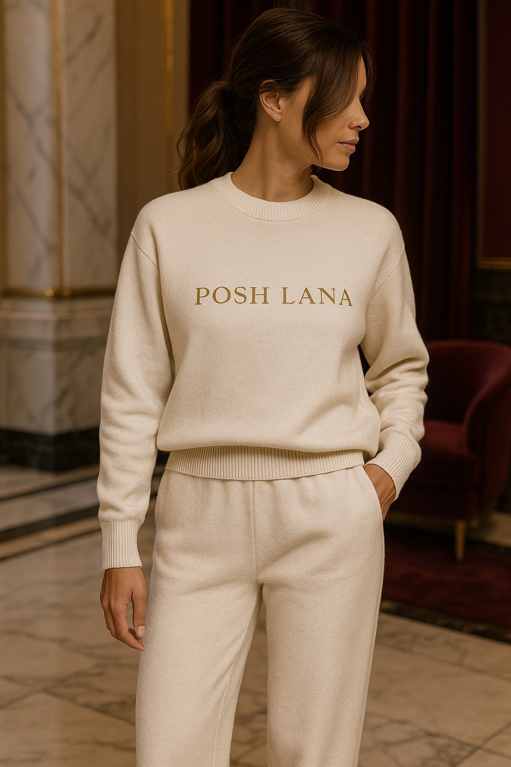 Stylish and cozy sweater two-piece sets