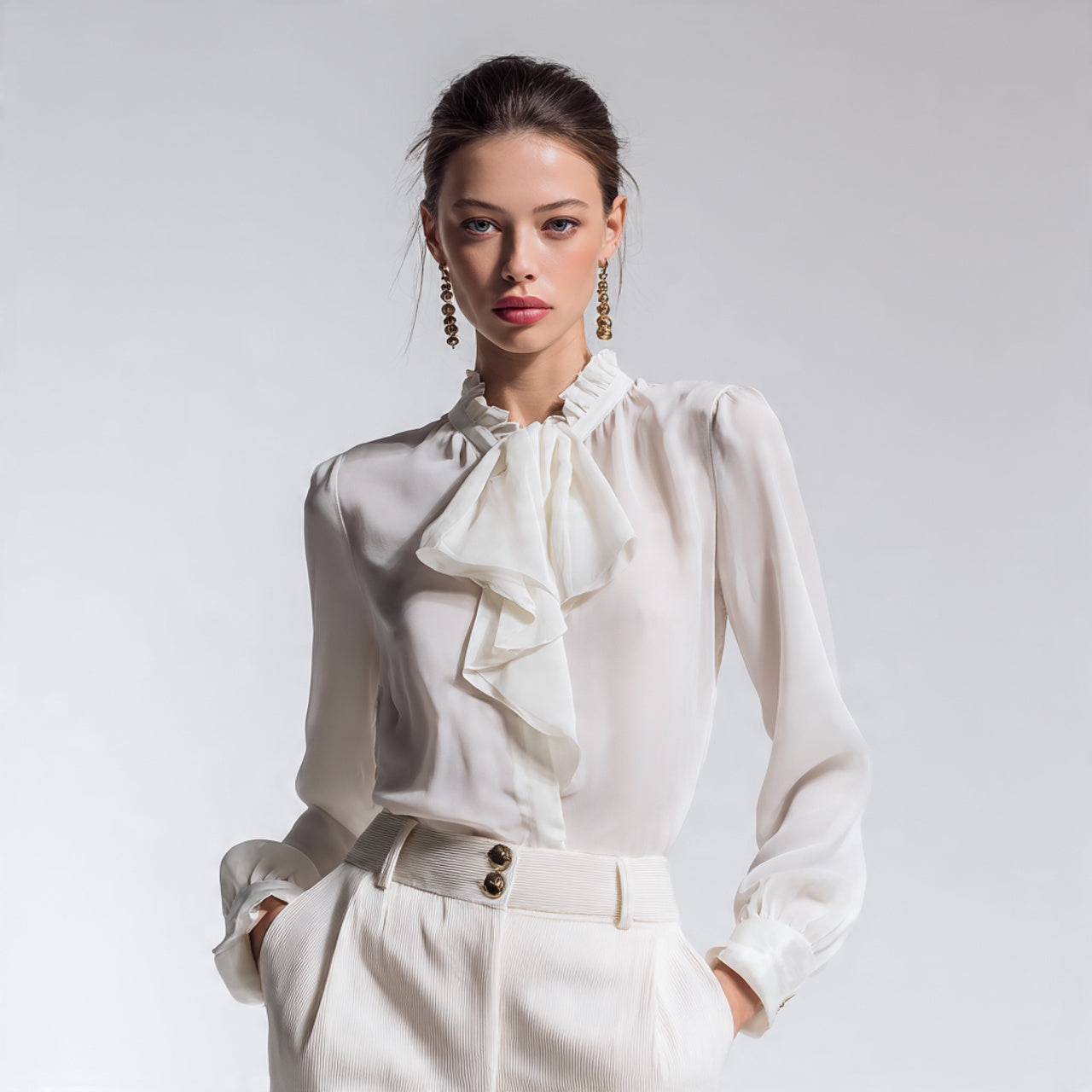 Women Wearing Tops and Blouse