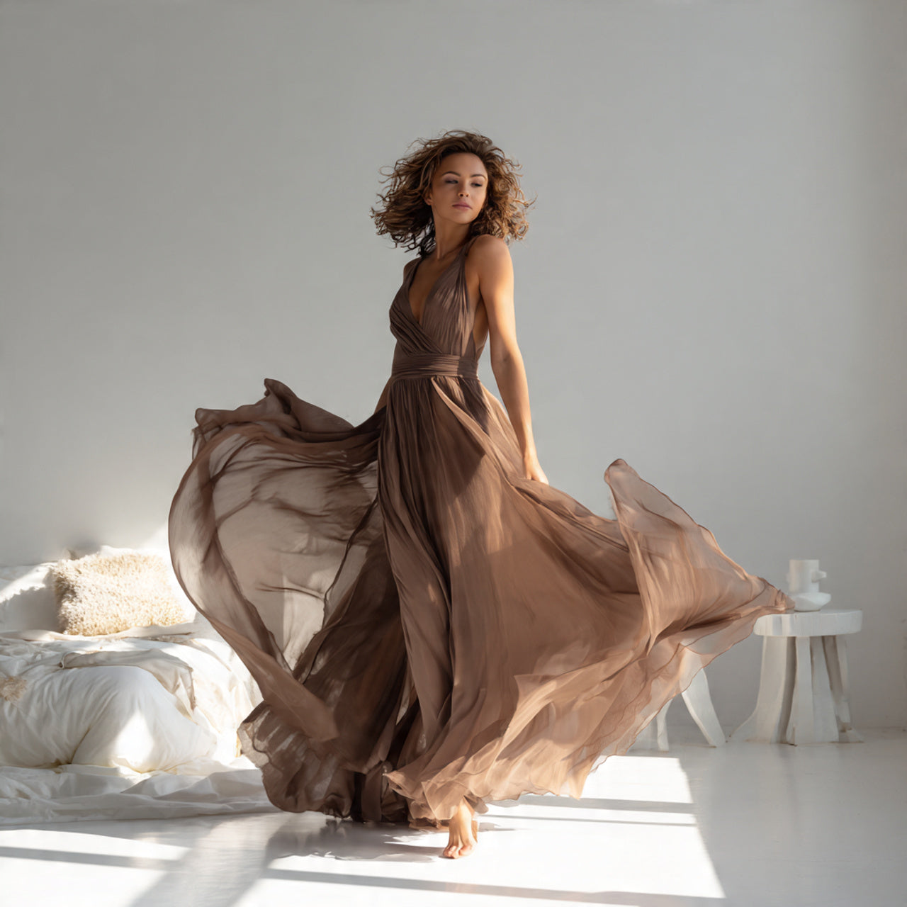 Women wearing dress