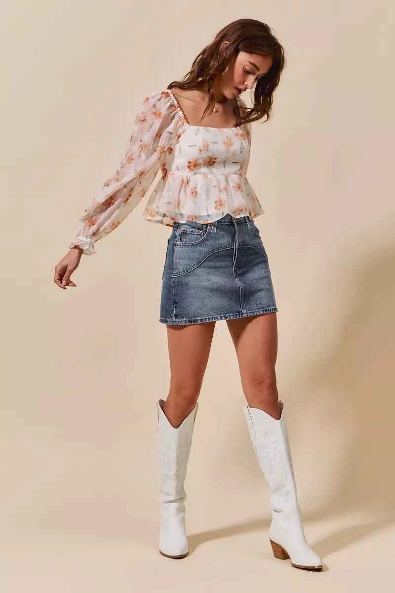 SO ME Washed Denim Mini Skirt with Pockets 0015e77bae814bada61012f968219a5c-Max-Origin