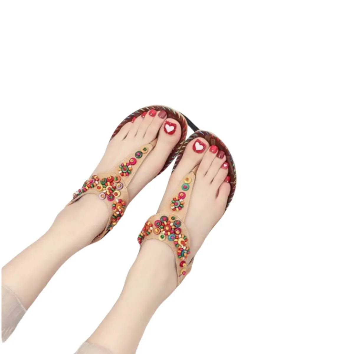 Toe Post Flats Sandals Tan 002ab696-188d-4c50-96c3-f29ea6017f02-Max-Origin