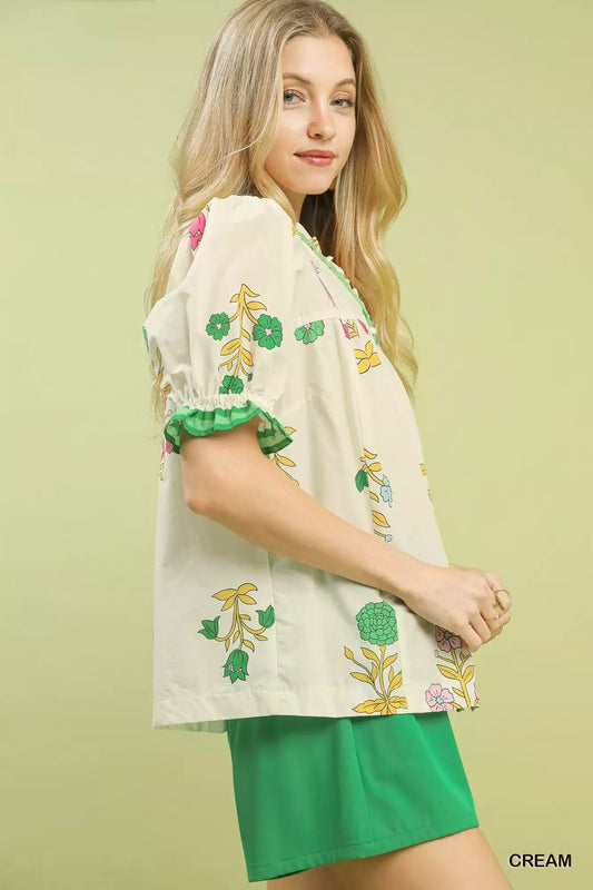 Petal Parade Print Button-Down Blouse 003a2830-3868-45c9-88be-32ae70a89c54-Max-Origin