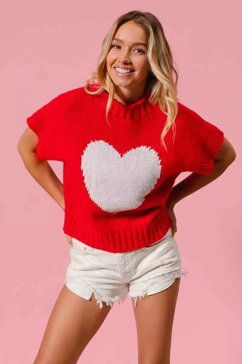 BiBi Rib Banded Heart Pattern Valentines Sweater 00509a46ec154a94b32ebb8a32c1b082-Max-Origin
