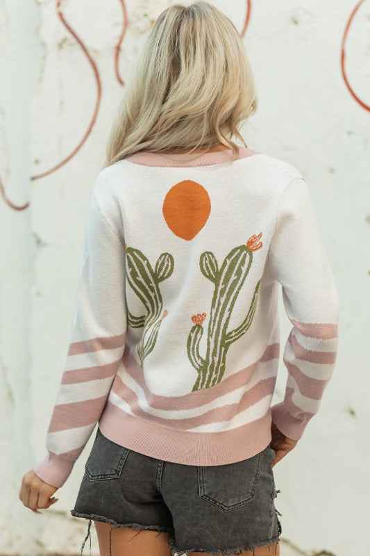 Paulina Desert Cactus Front Sweater 006eccaf-7878-4963-aa37-f7f99feee7ef