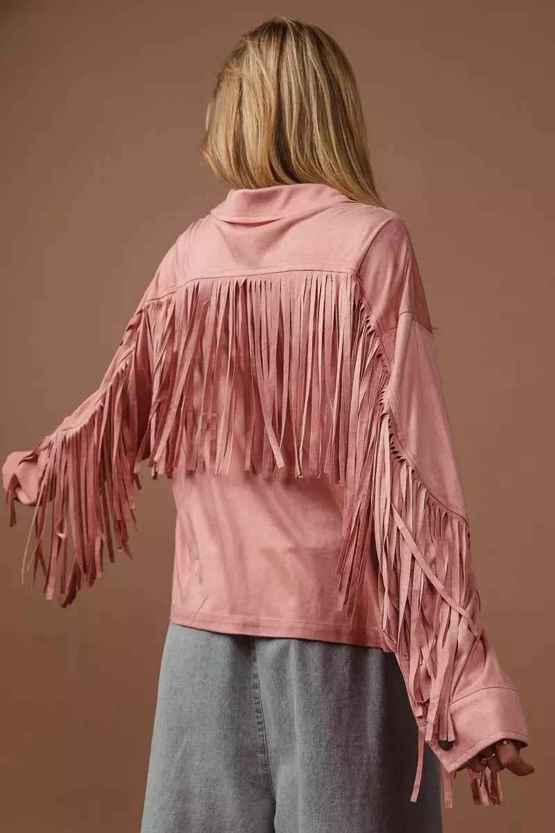 BiBi Suede Fringe Long Sleeve Jacket 0073c8d3-fc5a-4017-8662-3acca5524b7a-Max-Origin