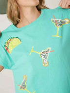 Sequin Short Sleeve Summer Tee Dress 0075d68a-ac0d-4f1b-8cee-e07a7e6710d6-Max-Origin