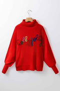 Christmas Holly Jolly Tinsel Turtleneck Sweater Fiery Red 009d8cbd-16d2-4016-89a3-aed36387cc5d
