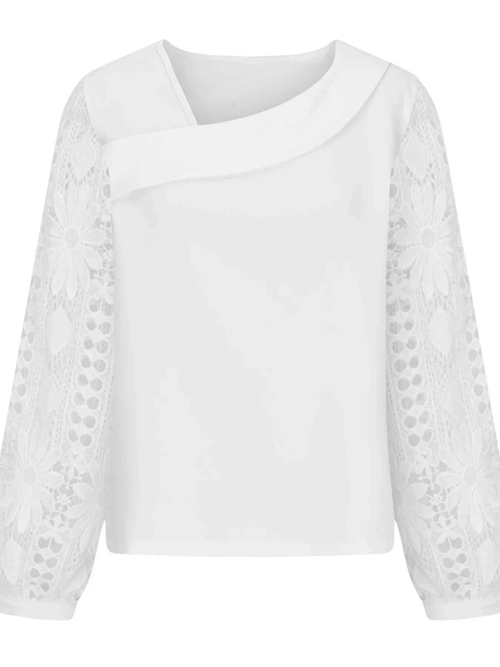Asymmetrical Lace Long Sleeve Blouse 00a777fb00c149d5b731cd03543c9388-Max-Origin