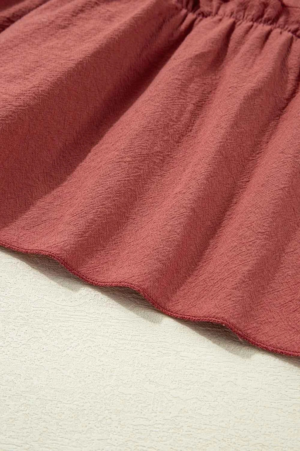 Ruffled Smocked Cap Sleeve Mini Dress 00bddfc4-3000-43a8-9926-a350abc41b22-Max-Origin