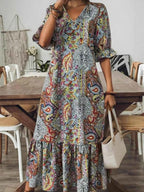 Full Size Bohemian Paisley Print V-Neck Midi Dress Plus Size 0117c6b850e6404492fcc370ce029ffd-Max-Origin