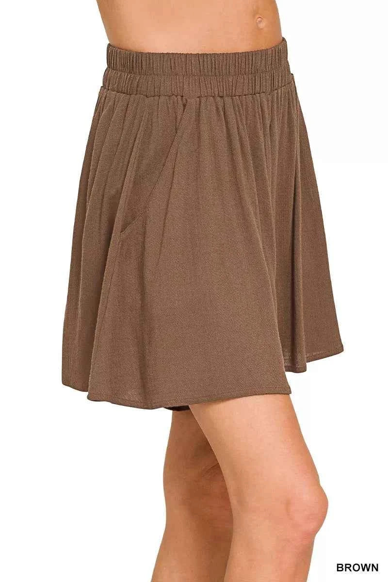 Zenana Woven Elastic Band Shorts With Pocket 015cdf63863549779766125e7ca86ee3-Max-Origin