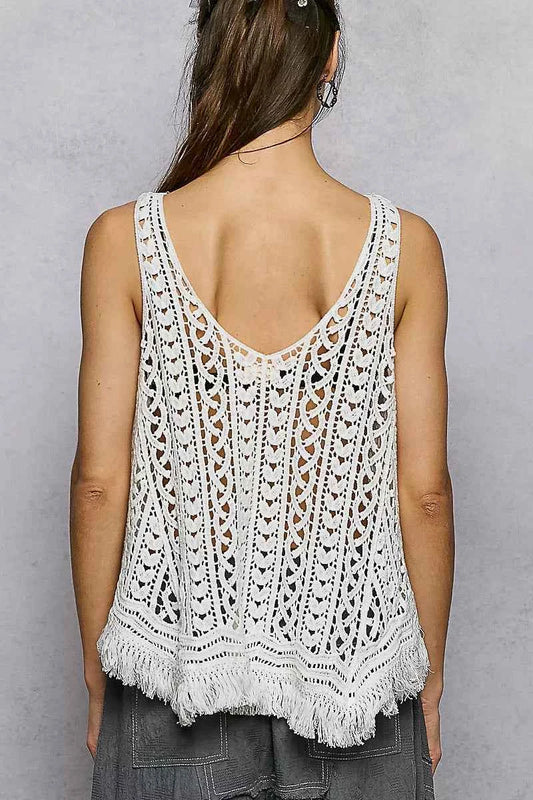 Crochet Fringe Hem Tank Top 01686c57-c699-4097-8754-72bf12350d31-Max-Origin