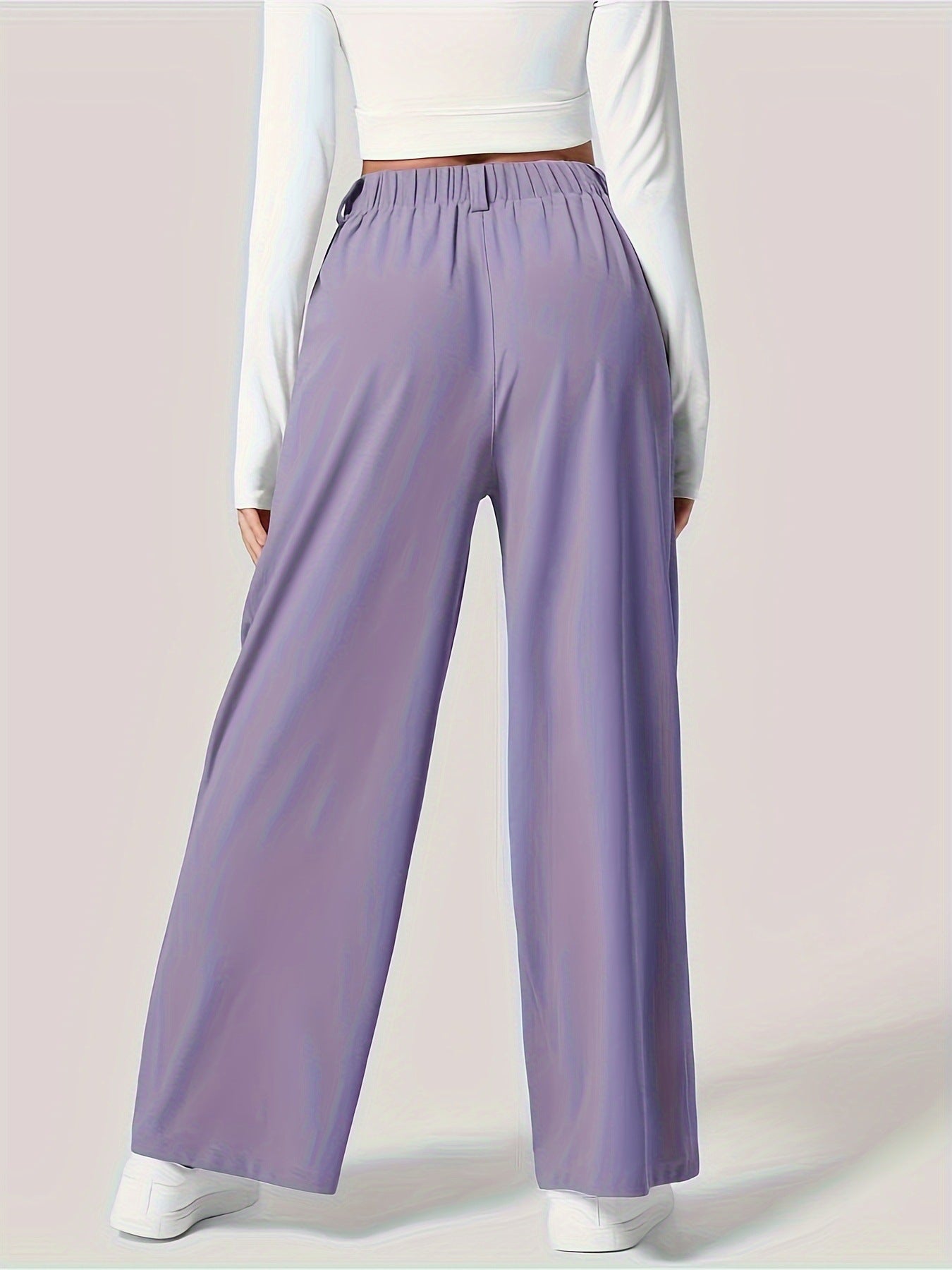 Wide Leg Pants with Pockets