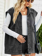 Sleeveless Button-Down Denim Jacket 01827692-2013-43d1-b79a-a6a0fe1f3dd4-Max-Origin