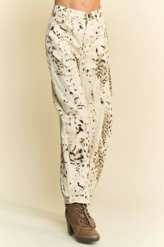 Abstract Tie Dye Dot Lace Detail Barrel Pants 01a7c3f56fc04048aa4b4eee260c9a99-Max-Origin