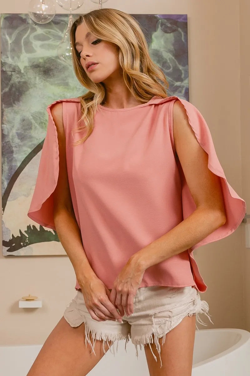 BiBi Woven Top With Fold Over Back Detail 01abaeabd99e42af8125af61a2cc22e2-Max-Origin