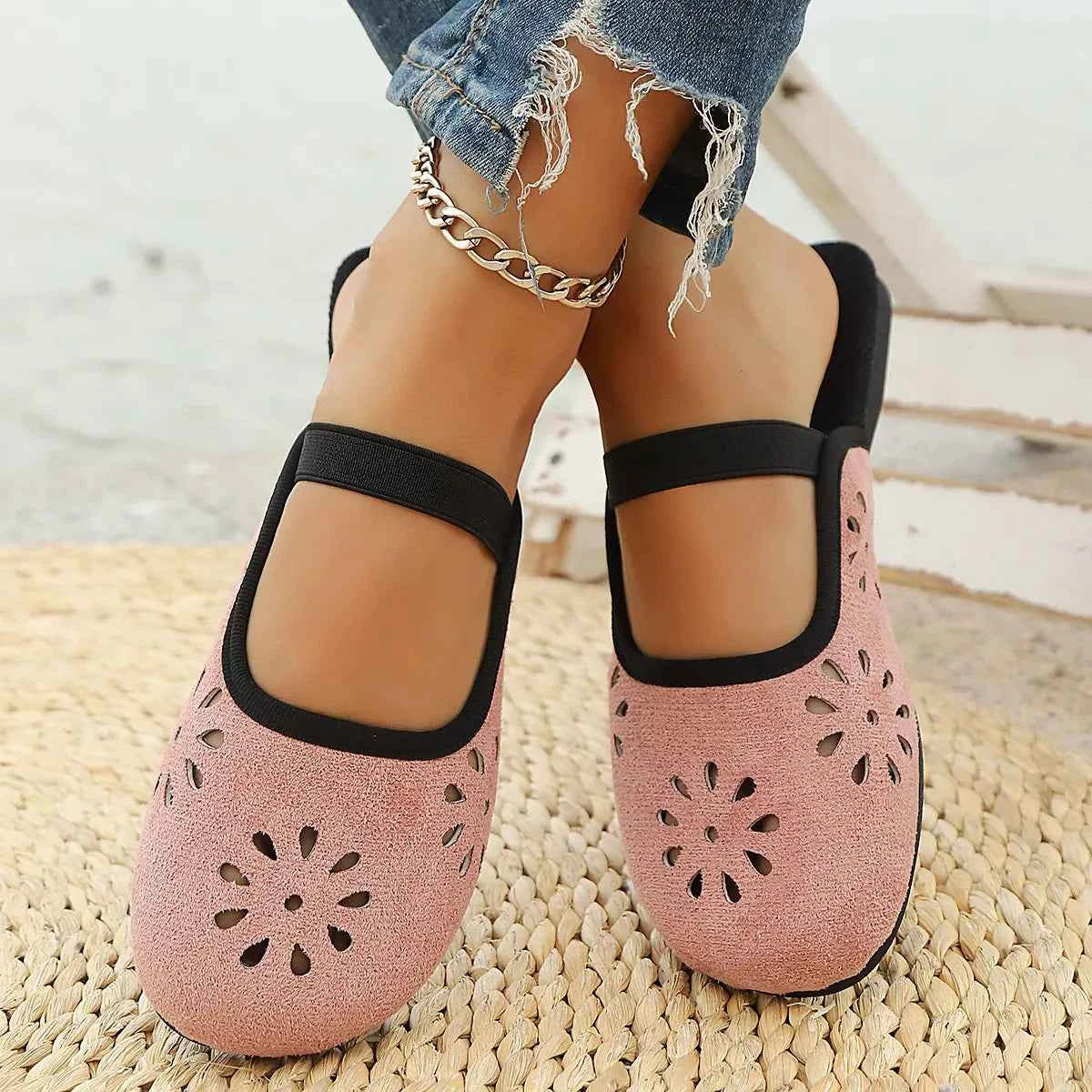 Cutout Round Toe Slip-Ons 01b766066ab14b7c8754b85e9578809c-Max-Origin