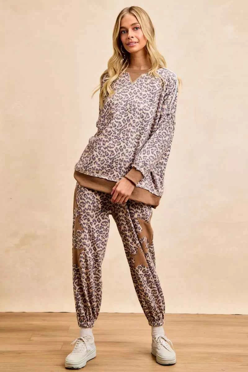 BiBi Leopard Printed French Terry Sweatshirt 01bdb78034b441f7b65b65b76fab4ab3-Max-Origin