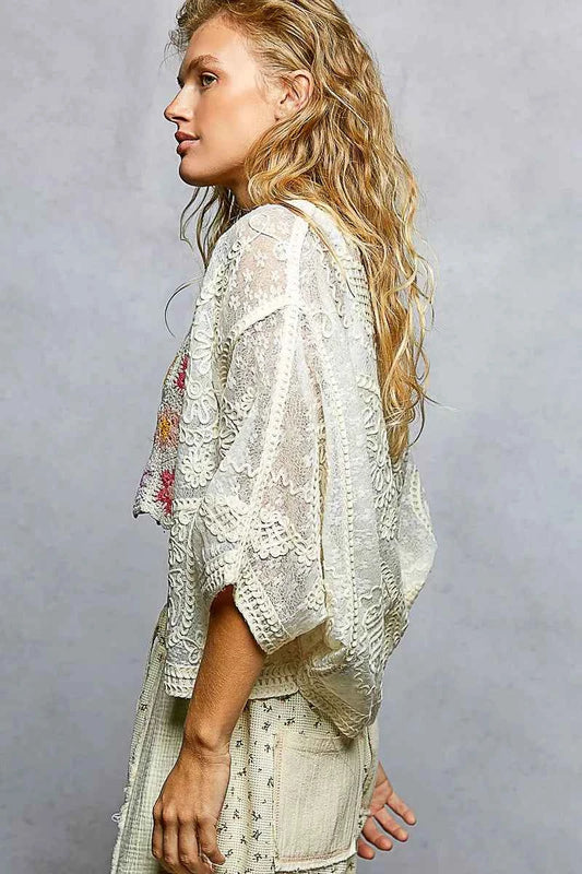 Open Front Crochet Cardigan with Floral Embroidery 01e37e09-68b1-4770-97f8-8d1519efd792-Max-Origin