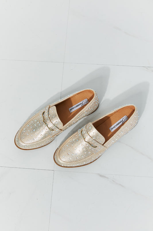 Make It Shine Rhinestone Loafers - Round Toe Faux Leather Flats 01e848bbb58142adbe01227a0f9bc2d0-Max