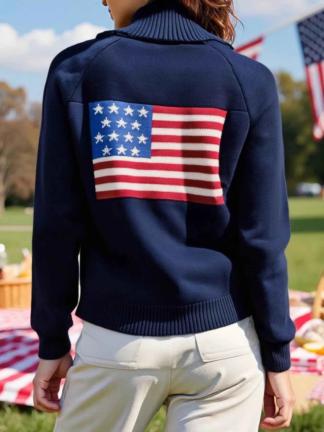 US Flag Button Up Cardigan Navy Blue 01e9deec-2ef8-48fd-853d-f782330b45e3-Max-Origin