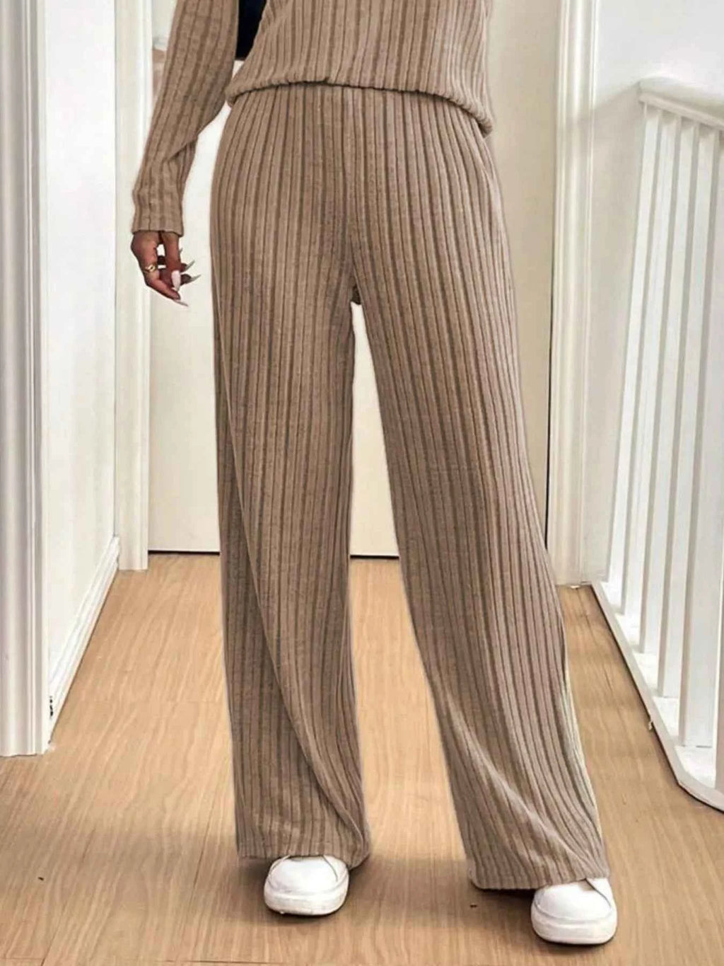Button Detail Long Sleeve Top and Pants Set 01eede12-09b7-4b2f-a715-1b5521f966c8-Max-Origin