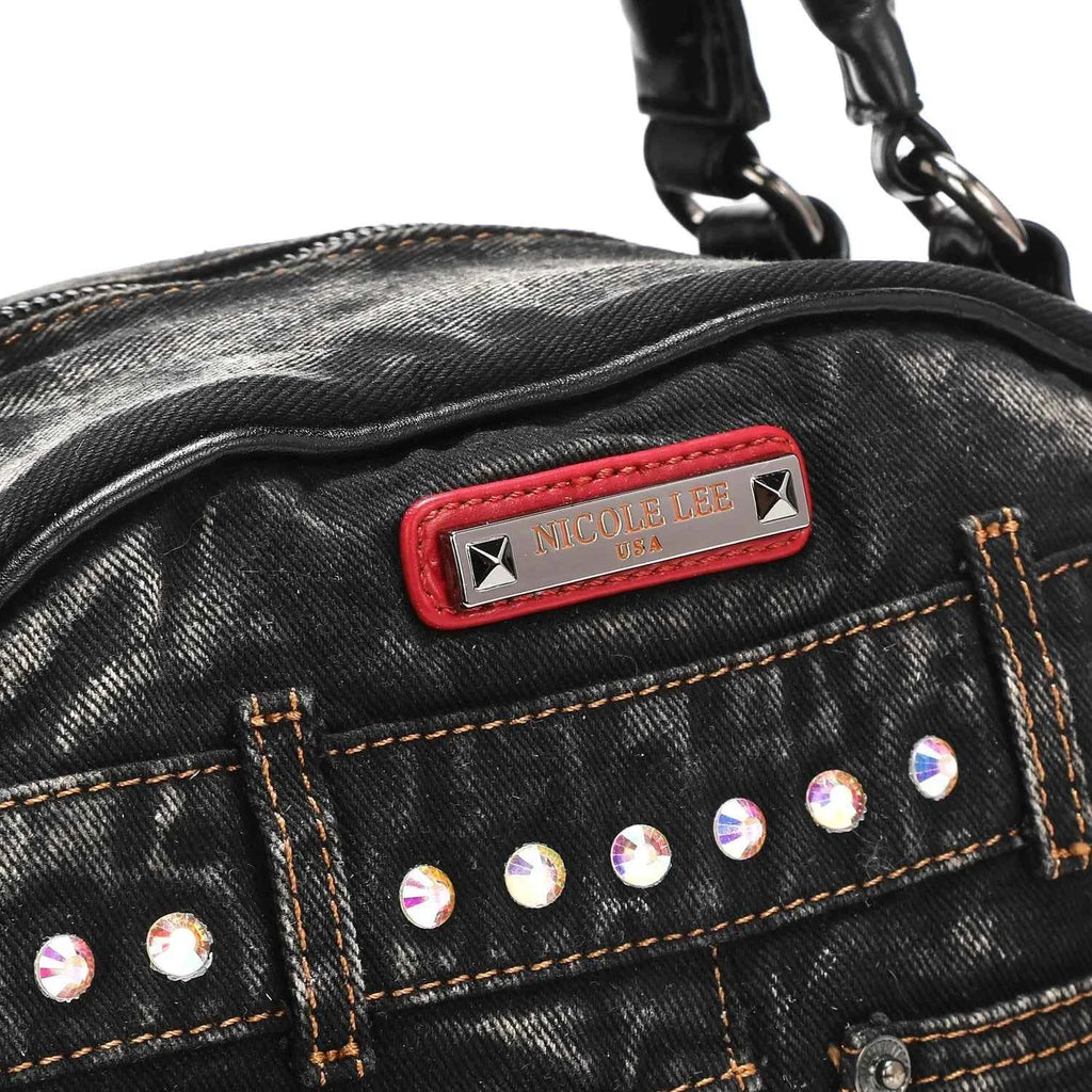 Nicole Lee USA Denim Sisters Secret Dome Handbag 020b79c3622b4590956598a32612513a-Max-Origin