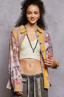 POL Printed Button Down Long Sleeve Exposed Seam Shirt 021959d2-fb0e-4fb9-9bd4-d93b64fb8263-Max-Origin