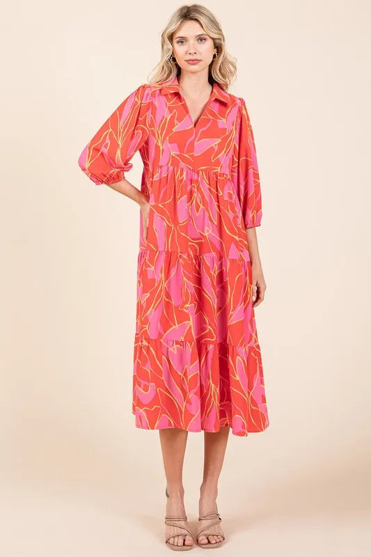 Mittoshop Tiered Printed Collared Neck Midi Dress 0243f679-14d1-4afa-a8ae-700a99405e4c-Max