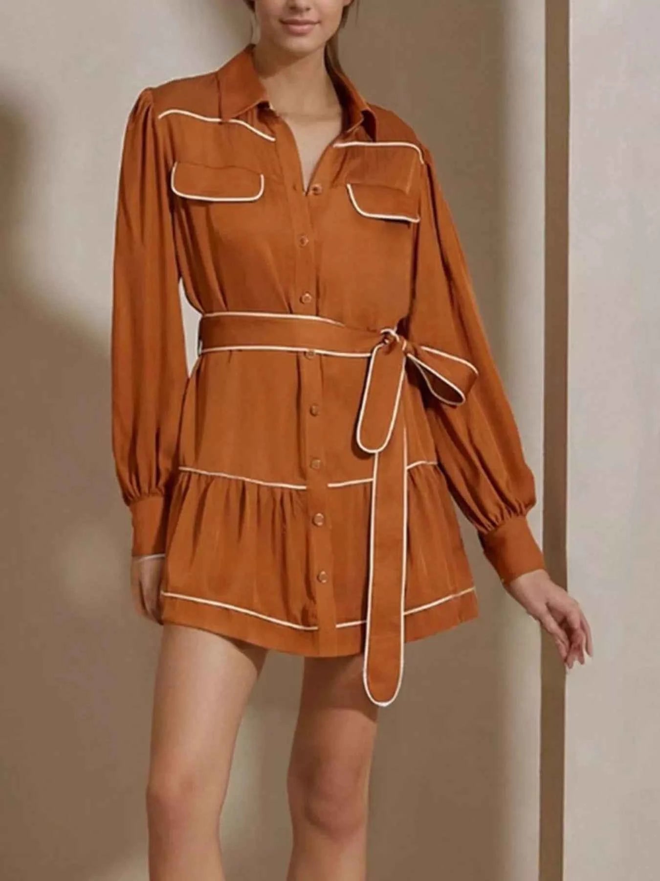Button Front Long Sleeve Shirt Dress 02819636-2002-4187-a4a5-7ecdcca4c25a-Max-Origin