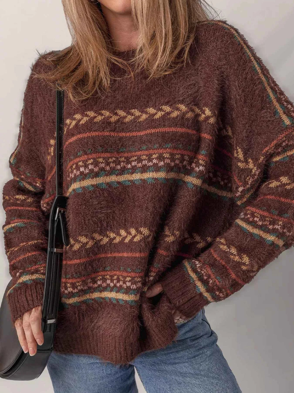 Ethnic Pattern Mohair Knitted Drop Shoulder Sweater 02c360c8b57d466ea35a4ce9a244295c-Max-Origin