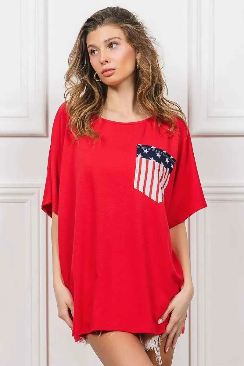 French Terry With Front Pocket Dolman Sleeves Top 0304e120f54f424883b261399b4b3b16-Max-Origin