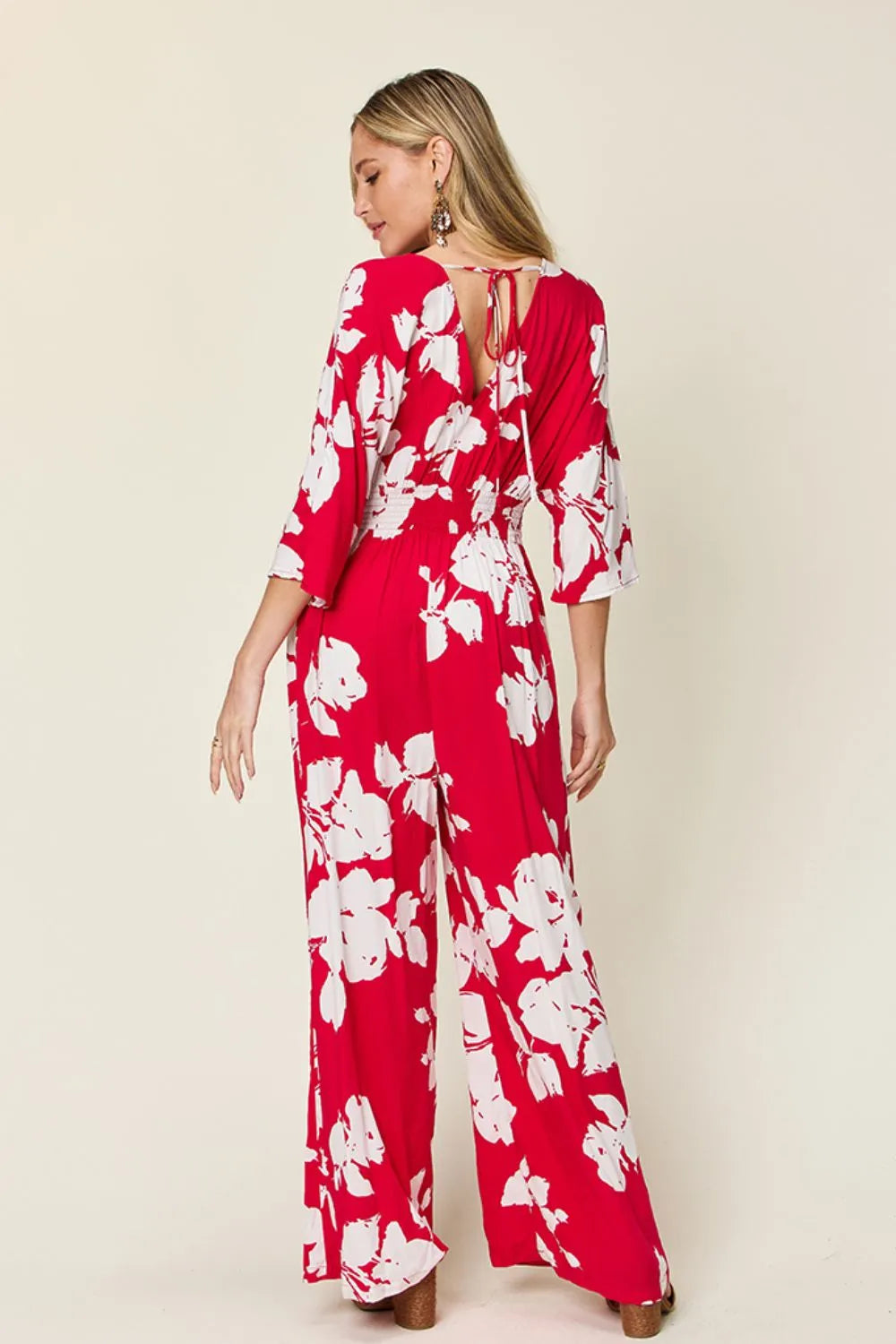 Double Take Full Size Printed Tie Back Wide Leg Jumpsuit 0338f040-45e8-49b9-a56f-70f26784c9b7-Max