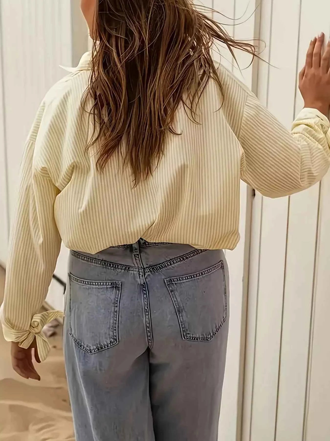 Striped Button Up Tie-Cuff Long Sleeve Shirt 0346560f-2784-43b0-aa84-1d60dbfbb9d4-Max-Origin