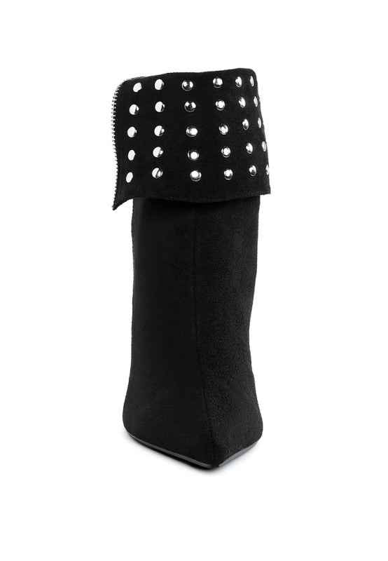 Kolara Studded Foldover Boots 03488c3c-67d7-47fe-b19c-558c94995137