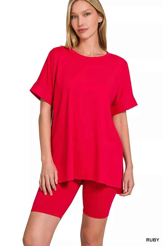 Full Size Brushed Dty Microfiber Round Neck Top and Biker Shorts Set Plus Size 03543c36-2306-4bfa-8600-1432cfa50f61-Max-Origin