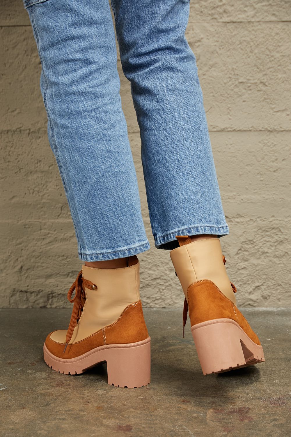 East Lion Corp Lace Up Lug Booties 035d2ab9791b4f2e8ae386b979214e78-Max