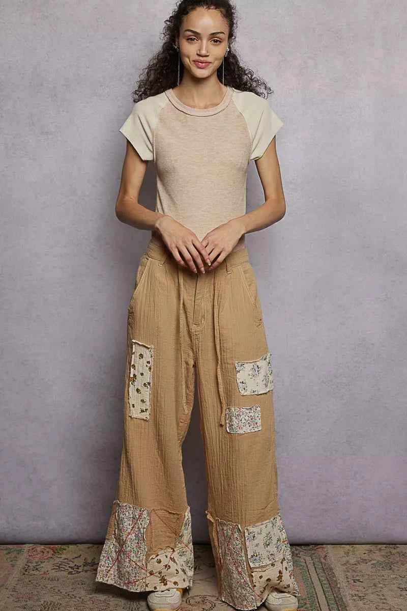 POL Outseam Detail Ribbed T-Shirt with Contrast Color Sleeves 035d7d90-bcf4-45cc-a033-1ac4a6a4250c-Max-Origin