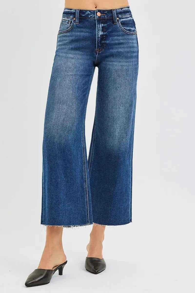 RISEN Full Size Mid Rise Crop Wide Raw Cut Hem Jeans Plus Size 036489aa67c64b95b0fb2f4237e4d3f2-Max-Origin