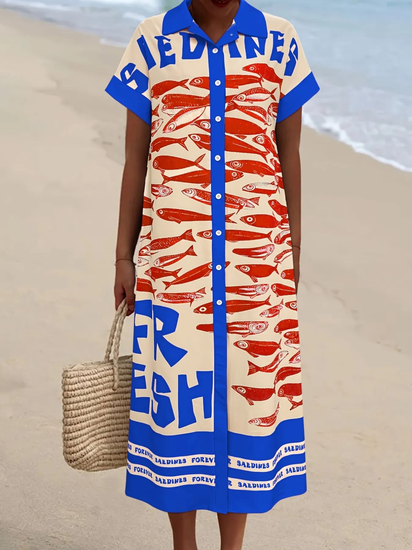 Printed Button Down Shirt Dress 038ec43a-9ffa-4ccf-bc79-530b42953569-Max-Origin