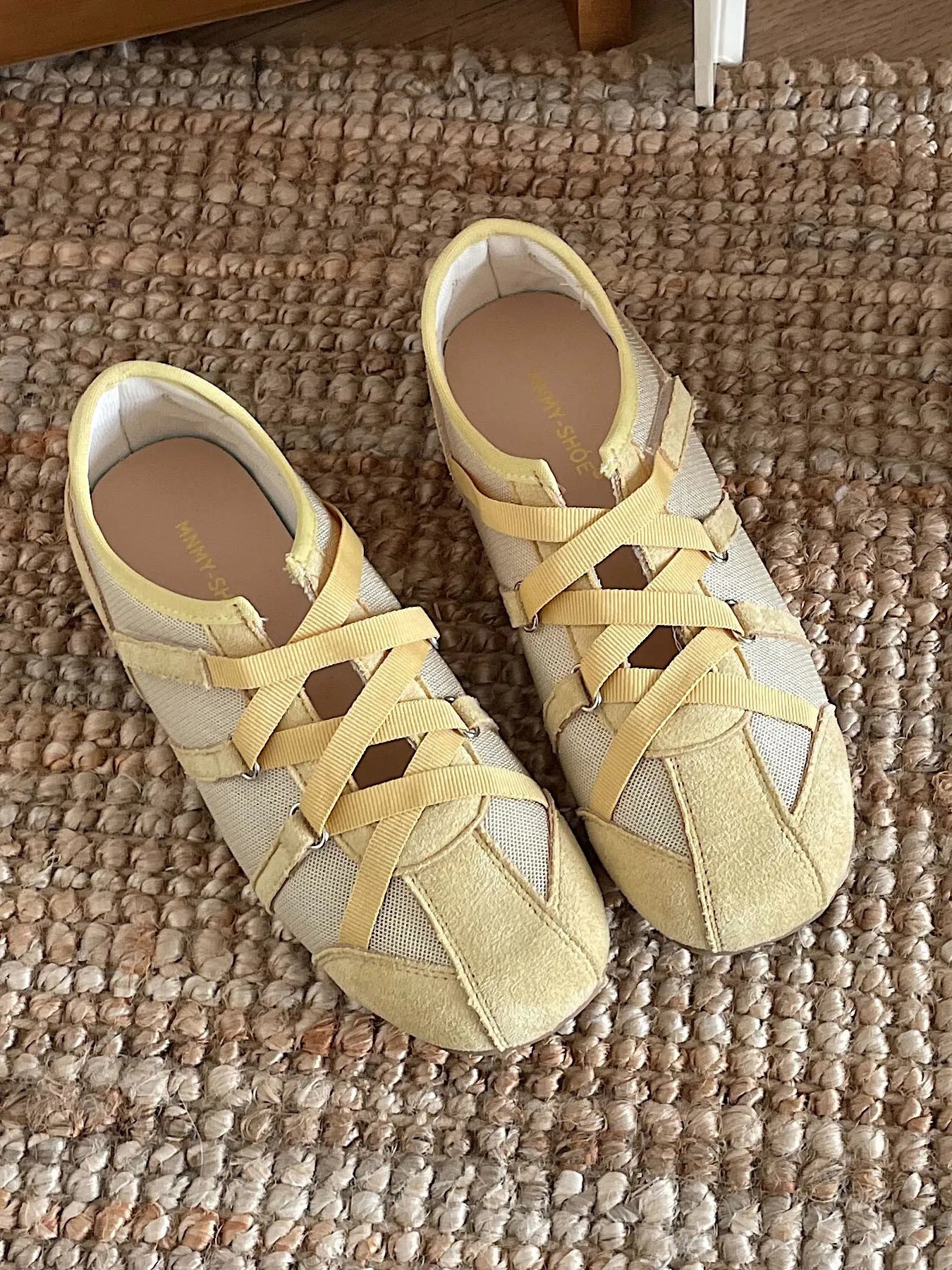 Cross-Strap Comfort Mule Loafers Yellow 03bd289523d54e63a40acff954bfe5a5-Max-Origin