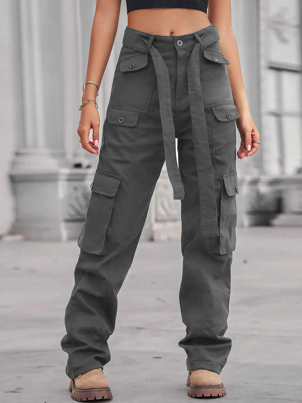 High-Waisted Multi-Pocket Cargo Jeans 03c2af908b914e63a18681d157a558cb-Max-Origin