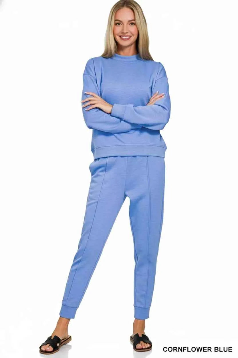 Zenana Scuba Mock Neck Sweatshirt and Joggers Set 03c2e715-5ea0-43aa-8c14-7a36d954d08a-Max-Origin